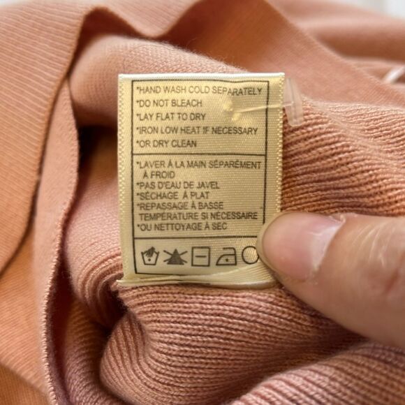 Cupcakes and Cashmere | Otis Off Shoulder Misty Rose Sweater L - Picture 9 of 9